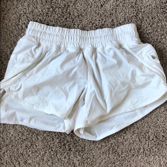 lululemon athletica Pants - White tracker lululemon shorts